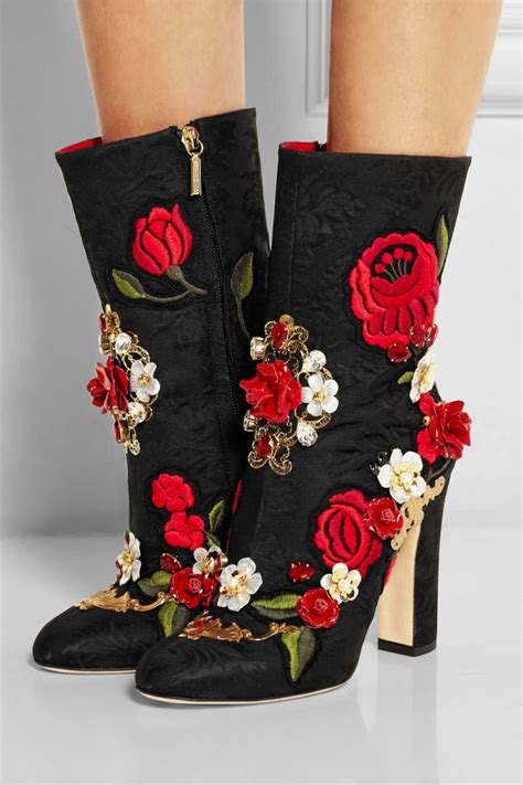 dolce and gabbana embellished boots.